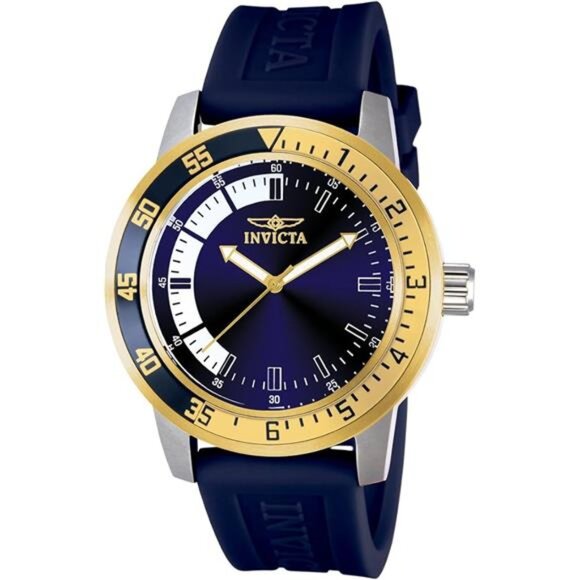 Men's 12847 Specialty Blue Dial Blue Polyurethane Watch - Picture 5 of 5